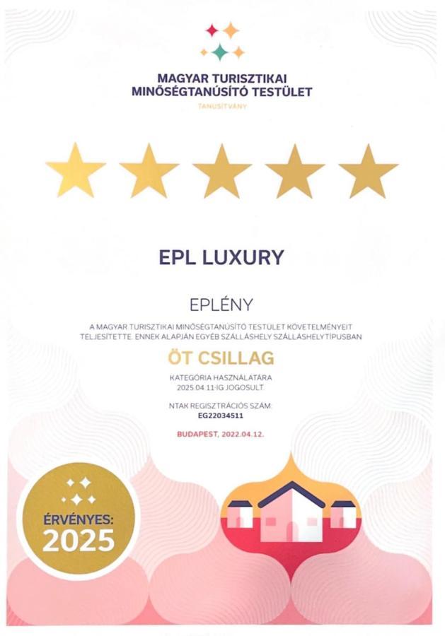 Epl Luxury Apartment Eplény Екстериор снимка
